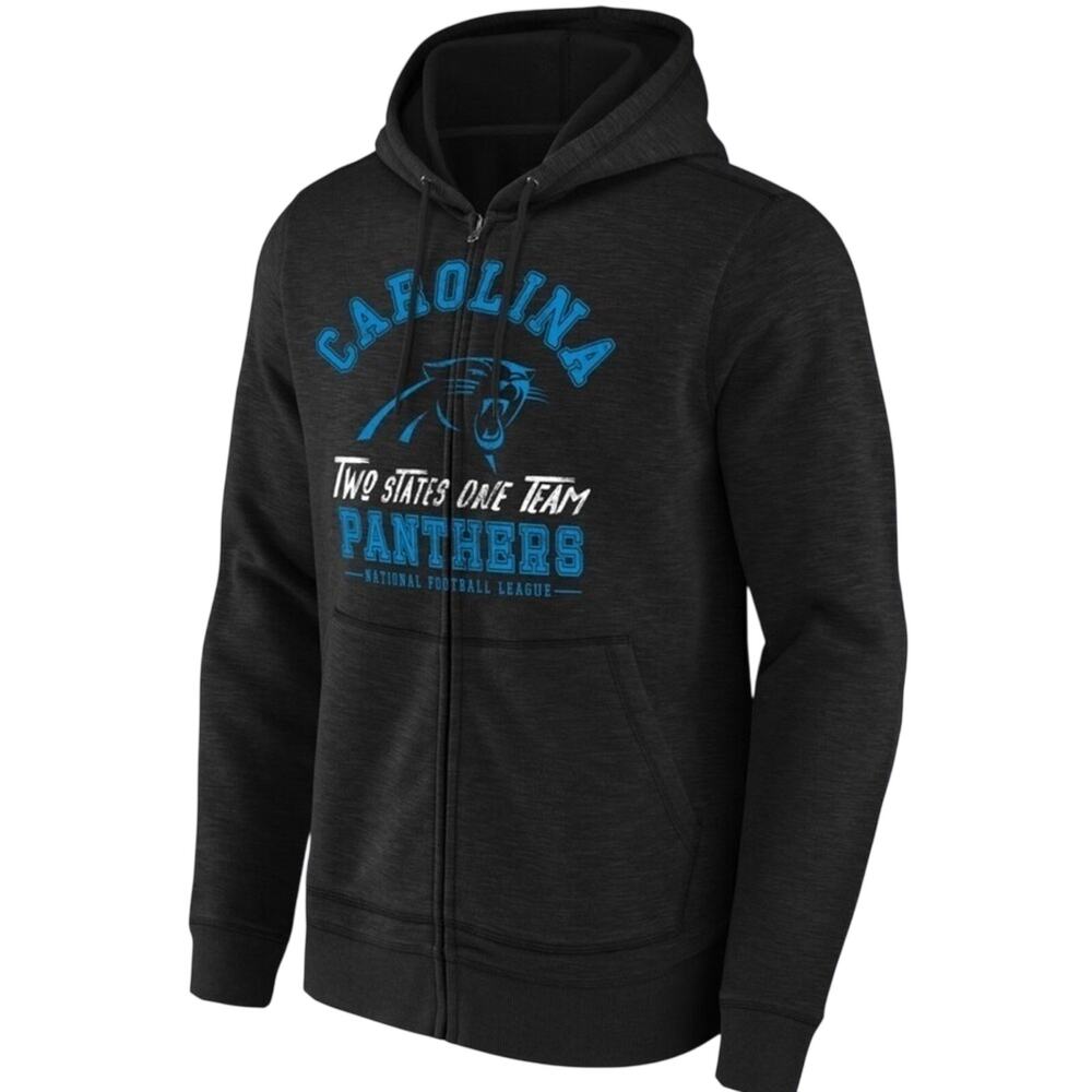 NFL x Darius Rucker Carolina Panthers Slub Full Zip Hoodie Black XL